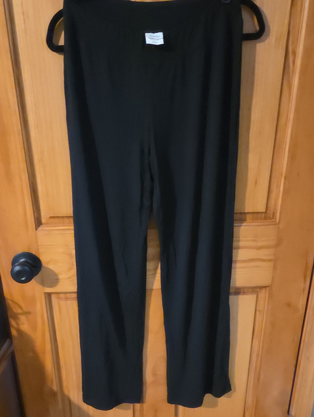 Soma Black Straight-Leg Pants